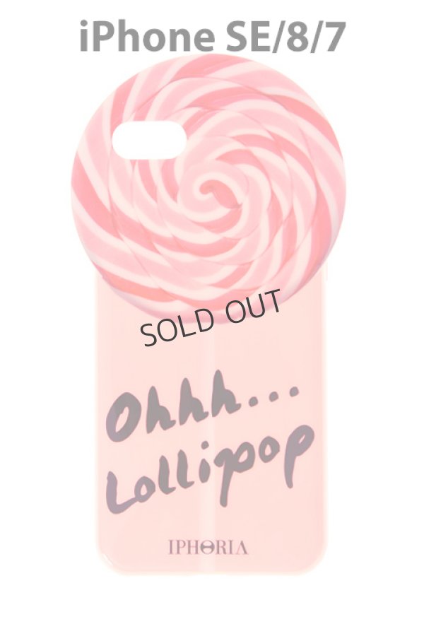 画像1: {SOLD}IPHORIA アイフォリア ROUND CASE - OH LOLLIPOP【iPhone SE(第2世代)/8/7】{-AGS} (1)