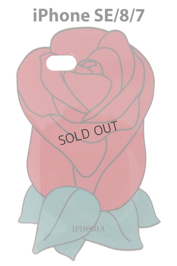 画像1: {SOLD}IPHORIA アイフォリア FLOWER CASE - RED ROSE【iPhone SE(第2世代)/8/7】{-AGS} (1)