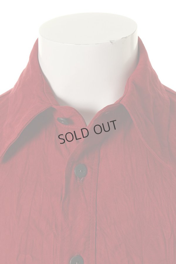 画像4: {SOLD}ISAMU KATAYAMA BACKLASH イサムカタヤマバックラッシュ SPICY CITY カンガルースエード製品洗いシャツ{-AGS} (4)