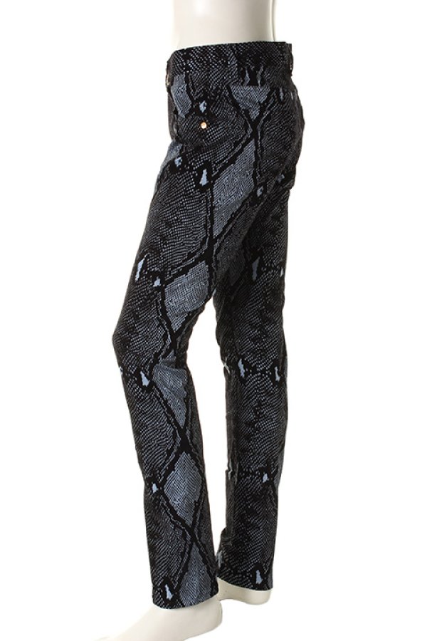 画像3: Dress Camp ドレスキャンプ 蛇柄フロッキースキニー{-AEA} (3)