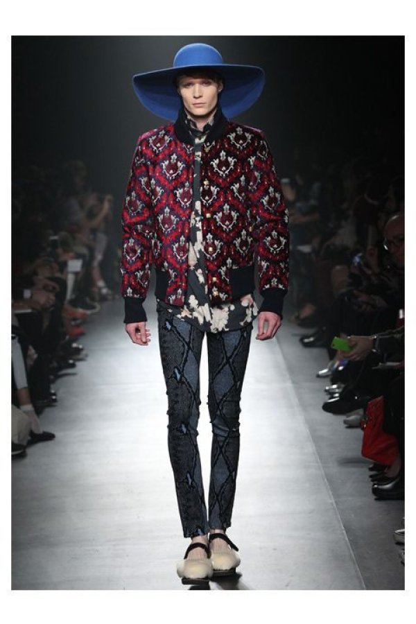 画像6: Dress Camp ドレスキャンプ 蛇柄フロッキースキニー{-AEA} (6)