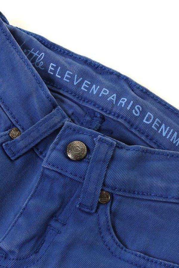 画像3: 【 50%OFF セール8,690円→4,345円】 ★KIDS/BABY★ LITTLE ELEVEN PARIS リトル・イレブン・パリ CLEO COLOR DENIM PANTS UNISEX{-AEA} (3)