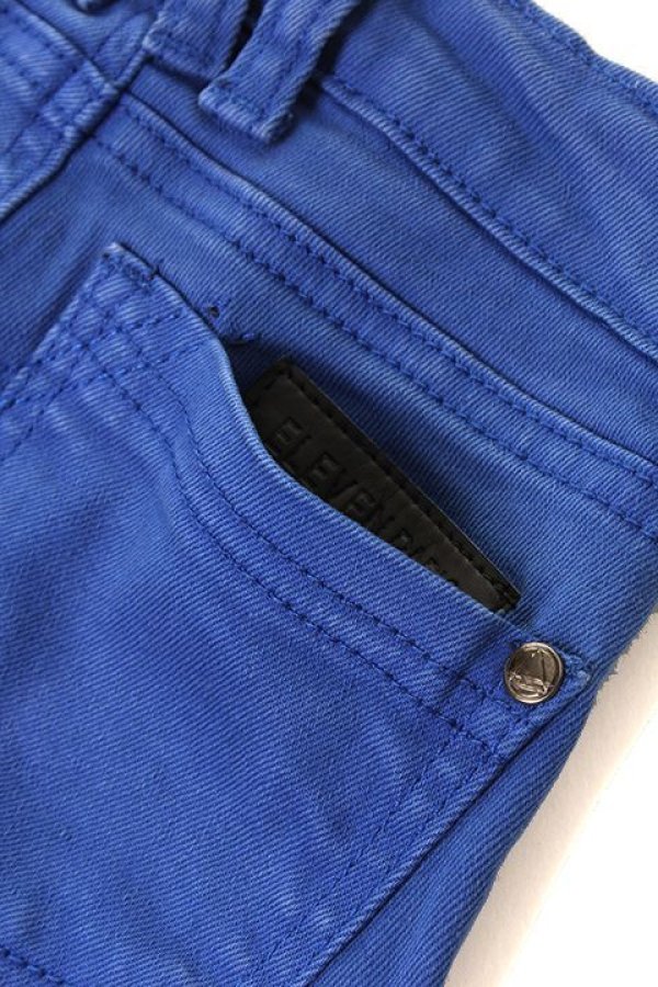 画像4: 【 50%OFF セール8,690円→4,345円】 ★KIDS/BABY★ LITTLE ELEVEN PARIS リトル・イレブン・パリ CLEO COLOR DENIM PANTS UNISEX{-AEA} (4)