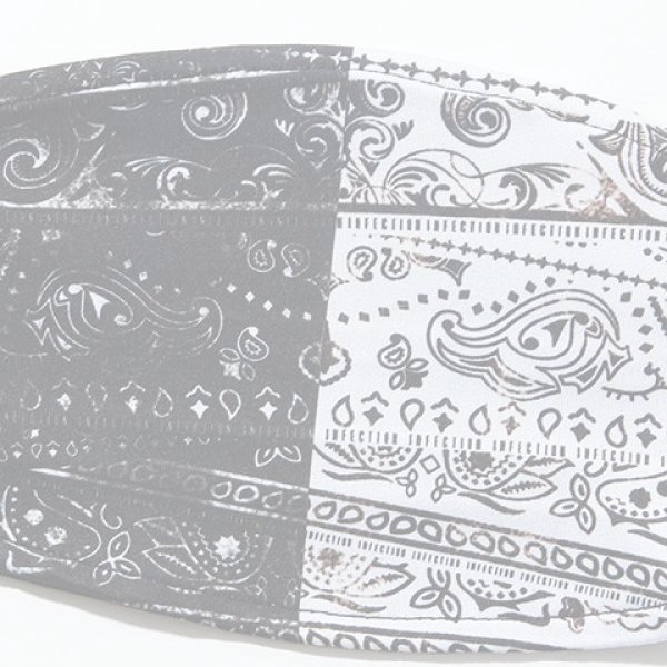 画像3:   INFECTION インフェクション HALF BANDANA MASK{-BJS} (3)