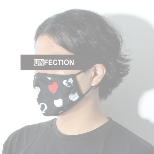 画像4:   UNFECTION アンフェクション HEART MASK{-BJA} (4)