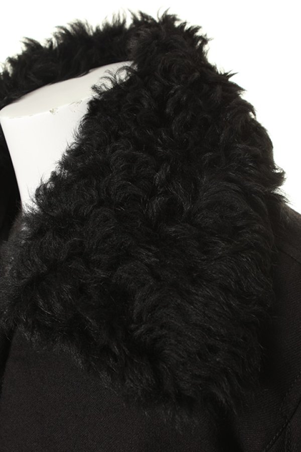 画像4: 【 50%OFF セール275,000円→137,500円】 ANN DEMEULEMEESTER アンドゥムルメステール BOMBER JACKET CONRAD BLACK+LAURENZ BLACK{21-41-462014-013-AFA} (4)