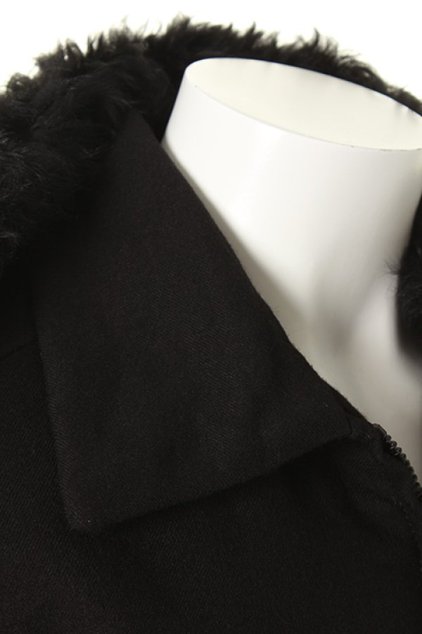 画像5: 【 50%OFF セール275,000円→137,500円】 ANN DEMEULEMEESTER アンドゥムルメステール BOMBER JACKET CONRAD BLACK+LAURENZ BLACK{21-41-462014-013-AFA} (5)