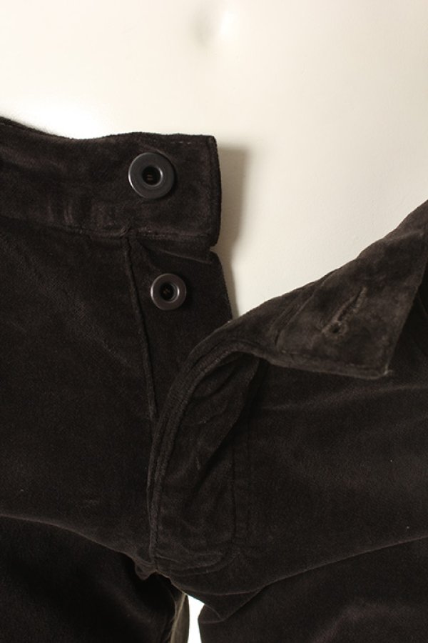 画像5: 【 50%OFF セール38,500円→19,250円】 ISAMU KATAYAMA BACKLASH イサムカタヤマバックラッシュ コットンストレッチベロアパンツ{-AFA} (5)