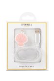 画像1: {SOLD}IPHORIA アイフォリア Lightning Cable for Apple -glow in the dark！-Seashell【充電ケーブル】{-AIA} (1)