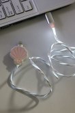 画像5: {SOLD}IPHORIA アイフォリア Lightning Cable for Apple -glow in the dark！-Seashell【充電ケーブル】{-AIA} (5)