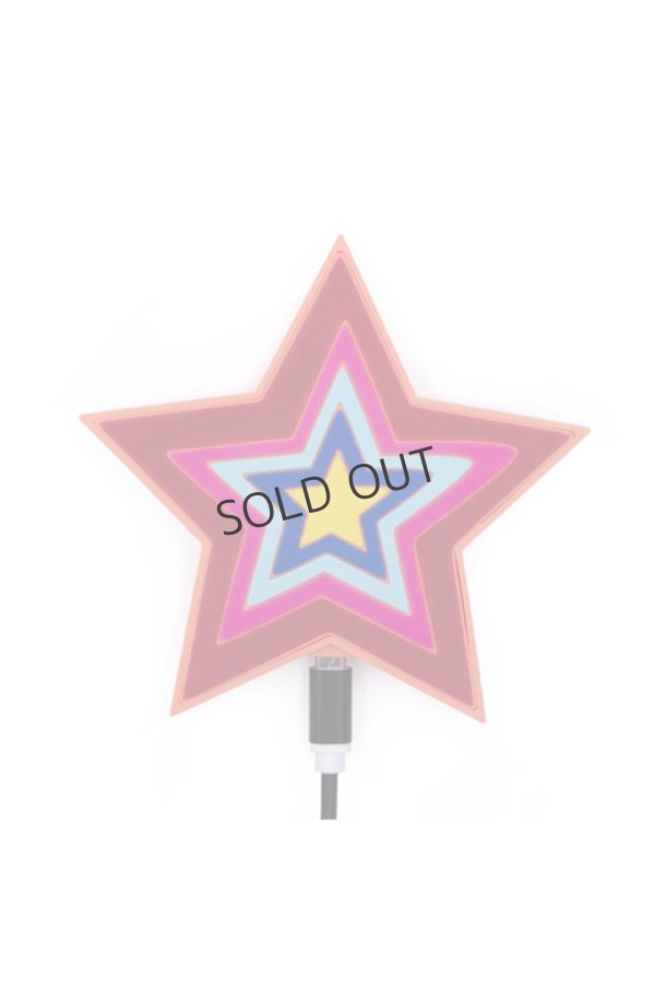 画像1: {SOLD}IPHORIA アイフォリア QI Wireless charger -Colorful Star【ワイヤレス充電バッテリー】{-AIA} (1)