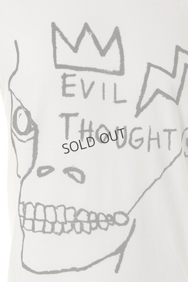 画像4: {SOLD}ELEVEN PARIS イレブン・パリ BASQUIAT 1 MX M KNIT T-SHIRT{OEDM6S3TS01-M99-AFS} (4)