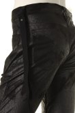 画像4: {SOLD}SEIGEKI 青激 セイゲキ レザーニットパンツ{-AFS} (4)