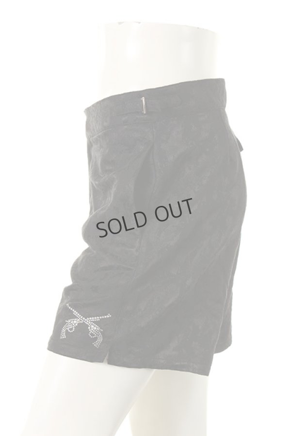 画像3: {SOLD}roarguns ロアーガンズ "PISTOL" SWAROVSKI CRYSTAL N/C SPLASH JACQUARD SWIM PANTS(水着){-AFS} (3)