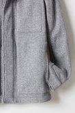 画像4: ANN DEMEULEMEESTER アンドゥムルメステール JACKET SOFT JERSEY GREY{1808-3006-229-075-GREY-AHA} (4)