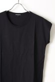 画像3: ANN DEMEULEMEESTER アンドゥムルメステール T-SHIRT UNICOTTON BLACK{1901-3802-240-099-BLK-AIS} (3)