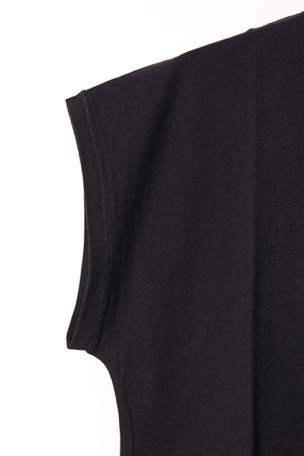 画像4: 【 50%OFF セール41,250円→20,625円】 ANN DEMEULEMEESTER アンドゥムルメステール T-SHIRT UNICOTTON BLACK{1901-3802-240-099-BLK-AIS} (4)