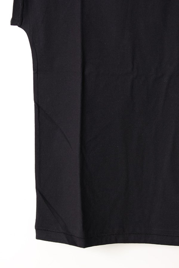 画像5: 【 50%OFF セール41,250円→20,625円】 ANN DEMEULEMEESTER アンドゥムルメステール T-SHIRT UNICOTTON BLACK{1901-3802-240-099-BLK-AIS} (5)