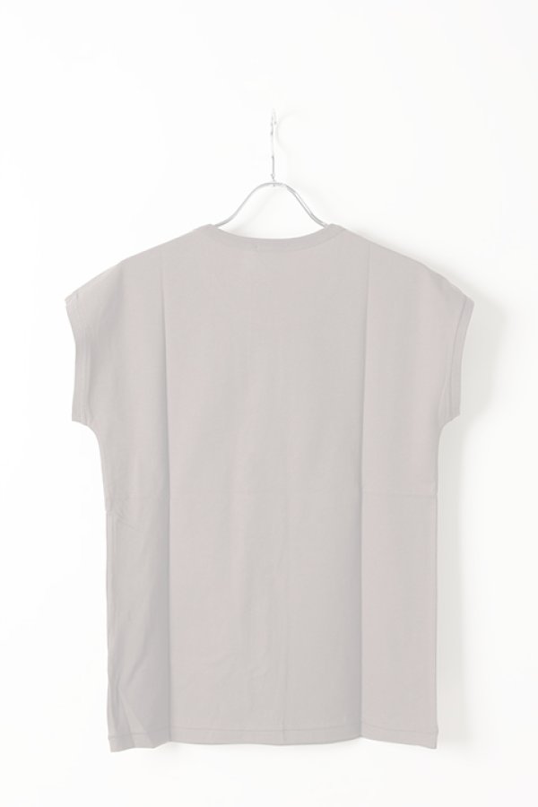 画像2:   ANN DEMEULEMEESTER アンドゥムルメステール T-SHIRT UNICOTTON MUD {1901-3802-240-060-MUD-AIS}  :19013802240MUD  (2)