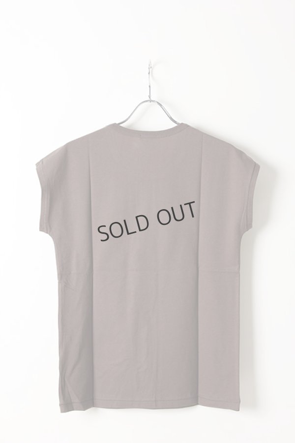 画像2: {SOLD}ANN DEMEULEMEESTER アンドゥムルメステール T-SHIRT UNICOTTON MUD{1901-3802-240-060-MUD-AIS} (2)