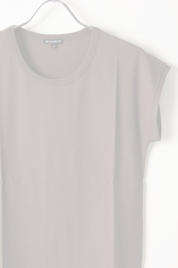 画像3:   ANN DEMEULEMEESTER アンドゥムルメステール T-SHIRT UNICOTTON MUD {1901-3802-240-060-MUD-AIS}  :19013802240MUD  (3)