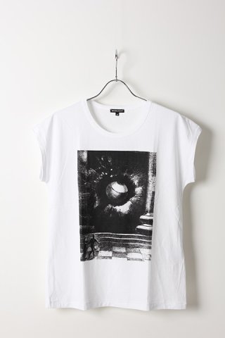 ANN DEMEULEMEESTER アシメトリーデザインTシャツ ANN DEMEULEMEESTER アシメトリーデザインTシャツ ANN