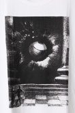 画像4: ANN DEMEULEMEESTER アンドゥムルメステール T-SHIRT UNICOTTON WHITE+PRINT "VISION" BLACK{1901-3803-240-002-WHT-AIS} (4)