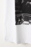 画像5: ANN DEMEULEMEESTER アンドゥムルメステール T-SHIRT UNICOTTON WHITE+PRINT "VISION" BLACK{1901-3803-240-002-WHT-AIS} (5)