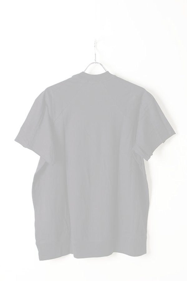 画像2:   ANN DEMEULEMEESTER アンドゥムルメステール T-SHIRT UNICOTTON WHITE {1901-3806-240-099-BLK-AIS}  :19013806240BLK-S  (2)