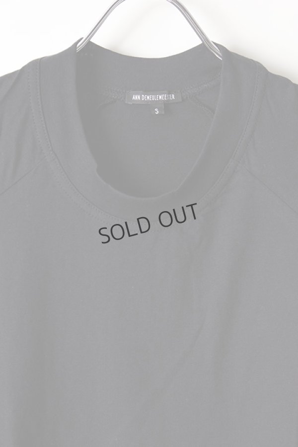 画像4: {SOLD}ANN DEMEULEMEESTER アンドゥムルメステール T-SHIRT UNICOTTON WHITE{1901-3806-240-099-BLK-AIS} (4)