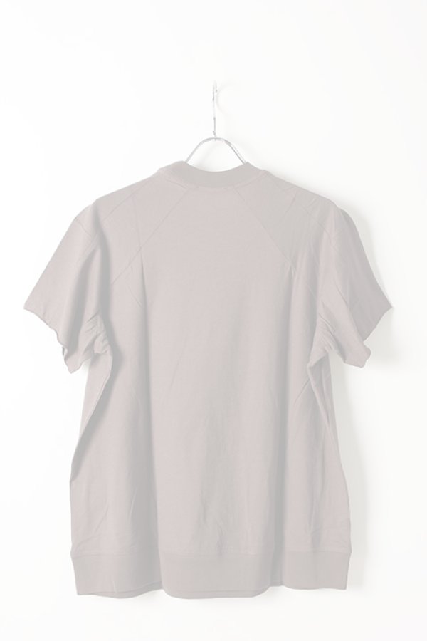 画像2:   ANN DEMEULEMEESTER アンドゥムルメステール T-SHIRT UNICOTTON WHITE {1901-3806-240-060-MUD-AIS}  :19013806240MUD-S  (2)