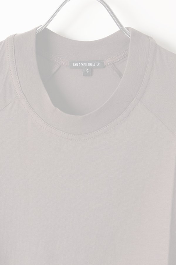 画像4:   ANN DEMEULEMEESTER アンドゥムルメステール T-SHIRT UNICOTTON WHITE {1901-3806-240-060-MUD-AIS}  :19013806240MUD-S  (4)