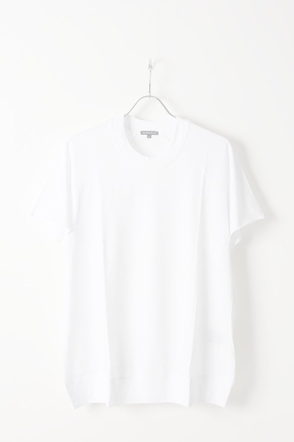 画像1:   ANN DEMEULEMEESTER アンドゥムルメステール T-SHIRT UNICOTTON WHITE {1901-3806-240-001-WHT-AIS}  :19013806240WHT-S  (1)