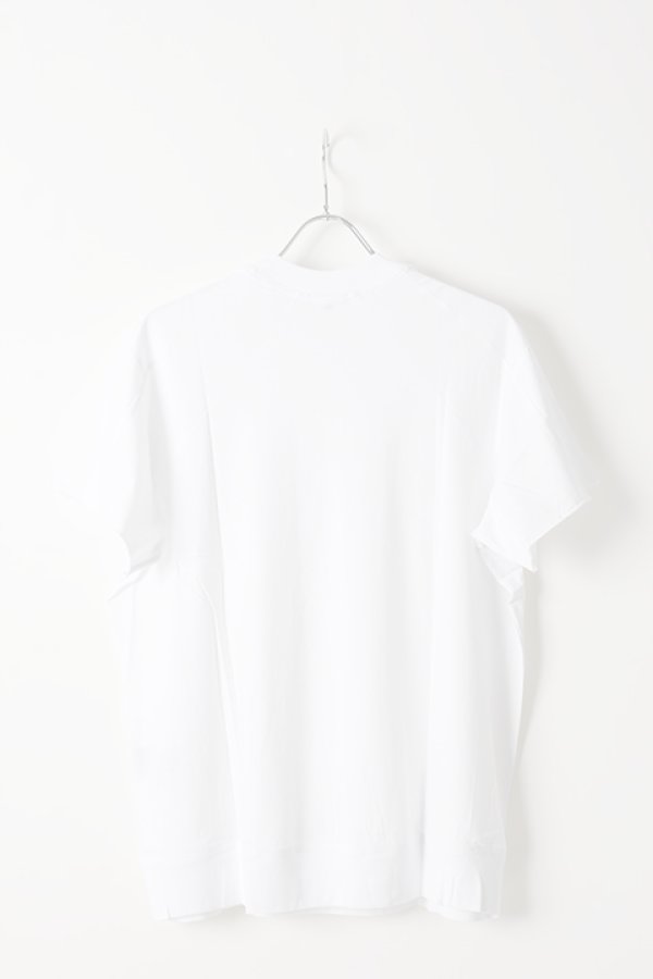画像2:   ANN DEMEULEMEESTER アンドゥムルメステール T-SHIRT UNICOTTON WHITE {1901-3806-240-001-WHT-AIS}  :19013806240WHT-S  (2)