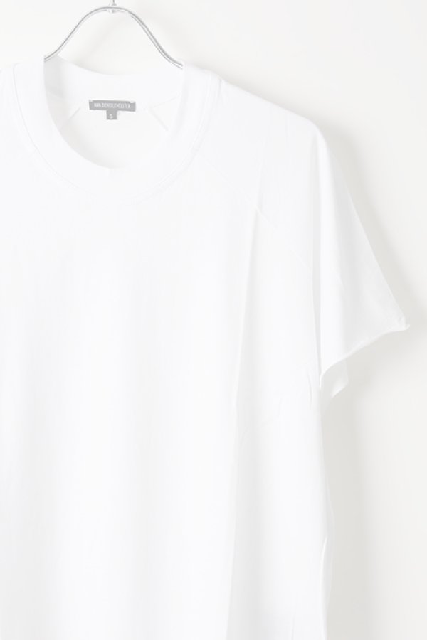 画像3:   ANN DEMEULEMEESTER アンドゥムルメステール T-SHIRT UNICOTTON WHITE {1901-3806-240-001-WHT-AIS}  :19013806240WHT-S  (3)