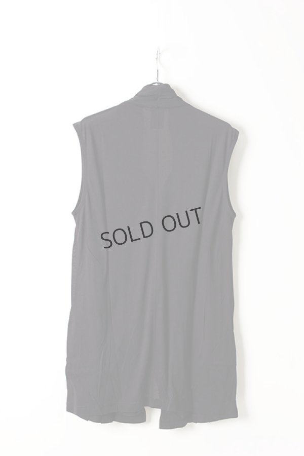 画像2: {SOLD}ANN DEMEULEMEESTER アンドゥムルメステール SLEEVELESS CARDIGAN ILIAD BLACK{1901-3810-234-099-BLK-AIS} (2)