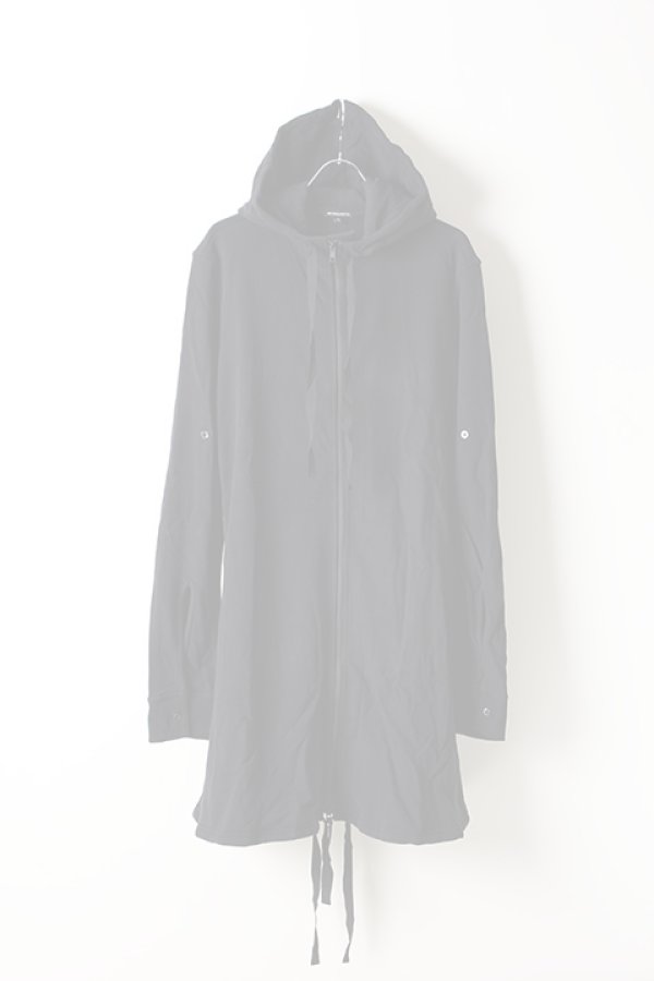 画像1:   ANN DEMEULEMEESTER アンドゥムルメステール HOODIE GRIMM BLACK {1901-3816-225-099-BLK-AIS}  :19013816225BLK-XS  (1)