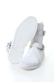 画像5: ANN DEMEULEMEESTER アンドゥムルメステール ANKLE BOOTS SCAMOSCIATO WASHED BIANCO{1901-4222-367-001-WHT-AIS} (5)