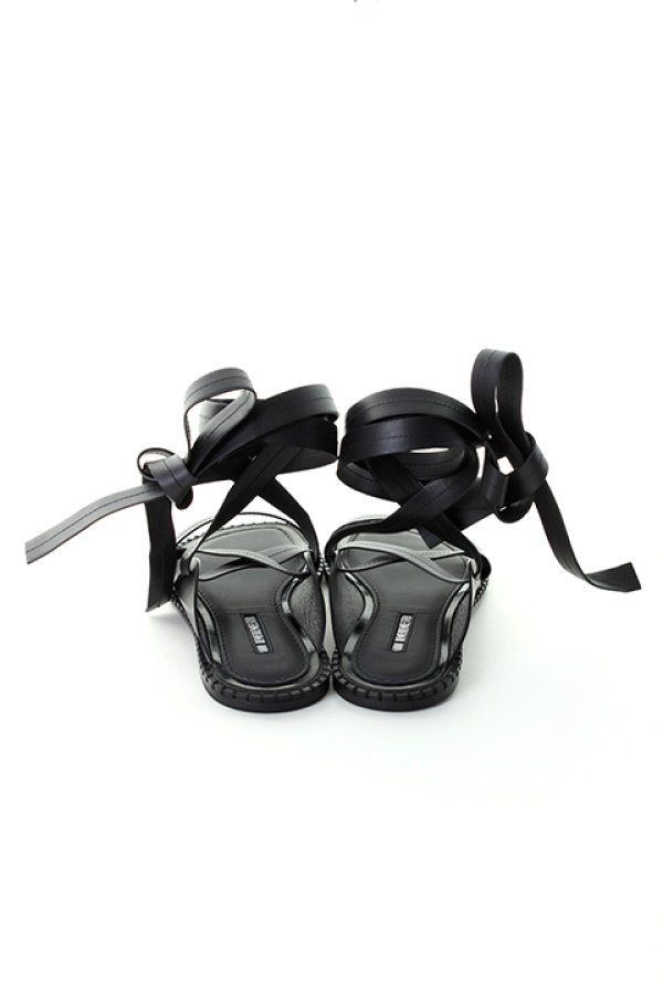 画像3: 【 50%OFF セール133,650円→66,825円】 ANN DEMEULEMEESTER アンドゥムルメステール SHOES VACCHETTA NERO+GUARDOLINO NERO&CUCITURE NERO{1901-4230-378-099-BLK-AIS} (3)