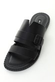 画像4: ANN DEMEULEMEESTER アンドゥムルメステール SLIDES VACCHETTA NERO{1901-4234-378-099-BLK-AIS} (4)