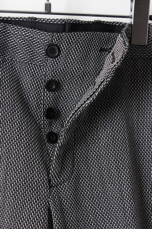 画像4: 【 50%OFF セール96,580円→48,290円】 ANN DEMEULEMEESTER アンドゥムルメステール TROUSERS KENSINGTON{1907-3400-175-005-ECRBLK-AIS} (4)
