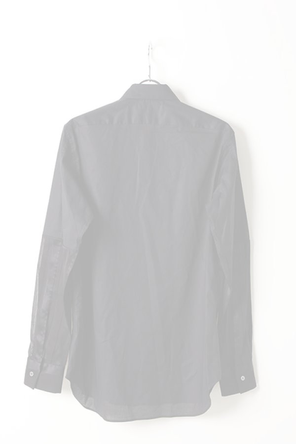 画像2:  {SOLD} ANN DEMEULEMEESTER アンドゥムルメステール SHIRT COTONE BLACK+PACE BLACK {1907-3602-120-098-BLK-AIS}  :19073602120BLK-S  (2)