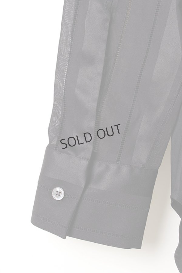 画像5: {SOLD}ANN DEMEULEMEESTER アンドゥムルメステール SHIRT COTONE BLACK+PACE BLACK{1907-3602-120-098-BLK-AIS} (5)