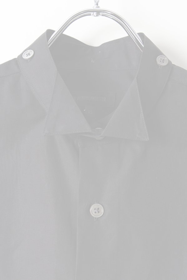 画像4:  {SOLD} ANN DEMEULEMEESTER アンドゥムルメステール SHIRT BYRON {1907-3604-128-099-BLK-AIS}  :19073604128BLK  (4)