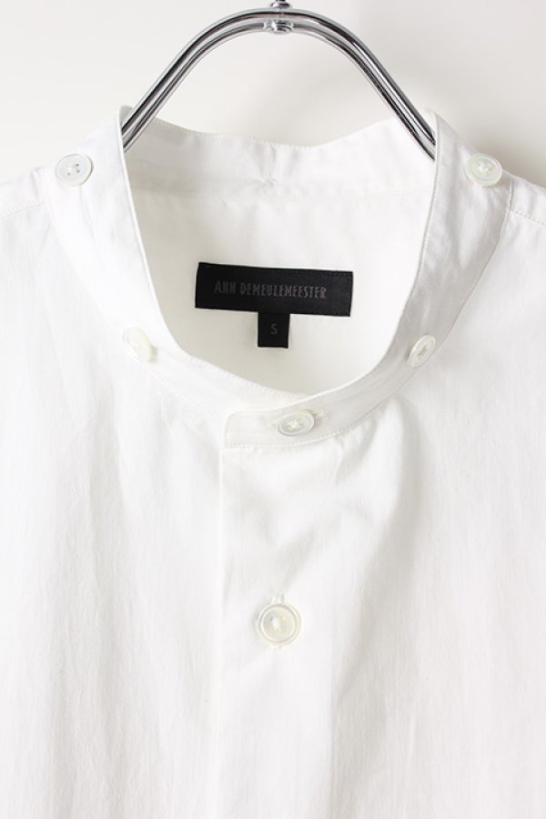 画像5: 【 50%OFF セール81,400円→40,700円】 ANN DEMEULEMEESTER アンドゥムルメステール SHIRT LORRAINE WHITE{1907-3604-132-001-WHT-AIS} (5)