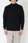 画像3: MORGANO モルガーノ エクストラファインメリノウール 12ゲージ モックネックニット{-BFA} (3)