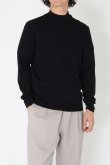 画像6: MORGANO モルガーノ エクストラファインメリノウール 12ゲージ モックネックニット{-BFA} (6)