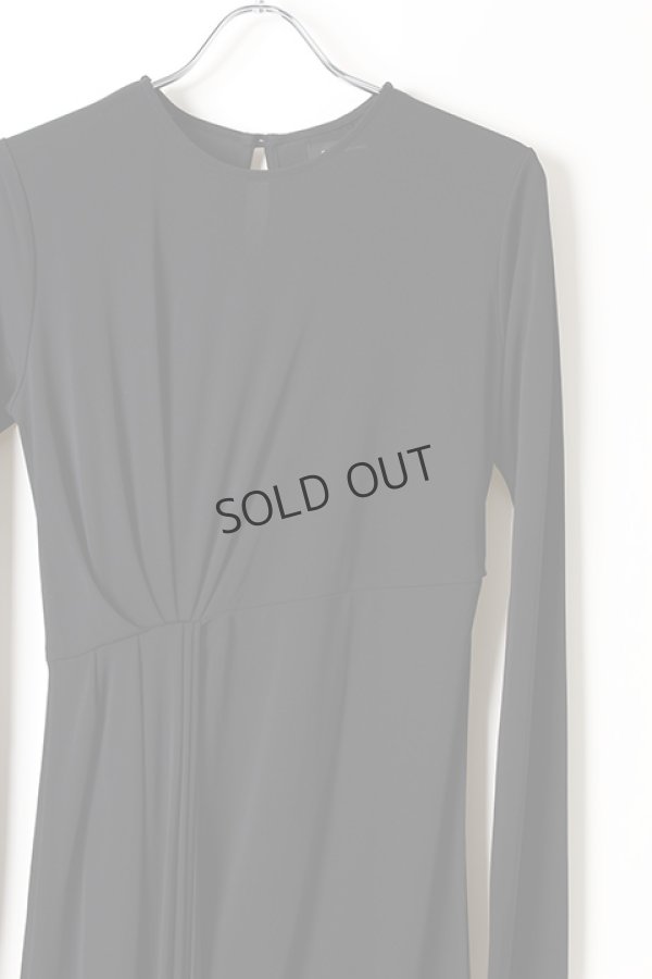 画像2: {SOLD}CoSTUME NATIONAL コスチュームナショナル ドレープ長袖ワンピース{-AIS} (2)