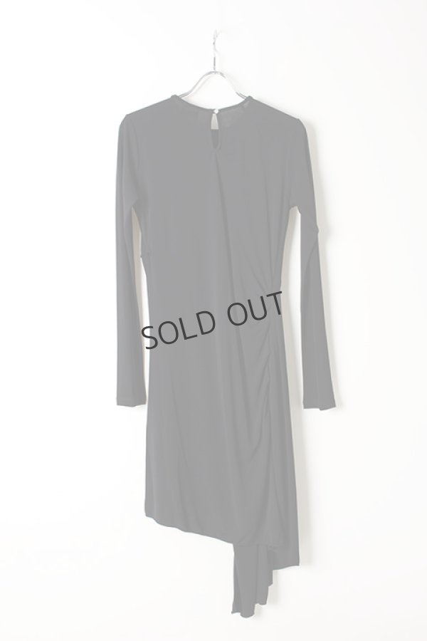 画像5: {SOLD}CoSTUME NATIONAL コスチュームナショナル ドレープ長袖ワンピース{-AIS} (5)