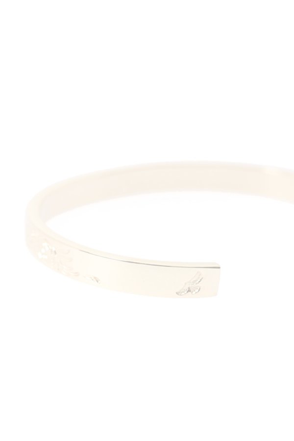画像4:  {SOLD} Taro Washimi タロウ ワシミ 鷲見太郎 K18 Ｍ arabesque design 5mm bangle {WT-BRACELET-119-BJS}  :1ADB5M-YG-F  (4)